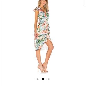 Alice and Olivia Floral Wrap Dress